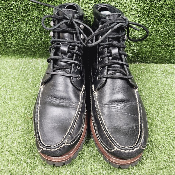 Eastland Franconia 1955 Black Leather Ankle Lace Up Boots Mens Size 12 D - Picture 2 of 10